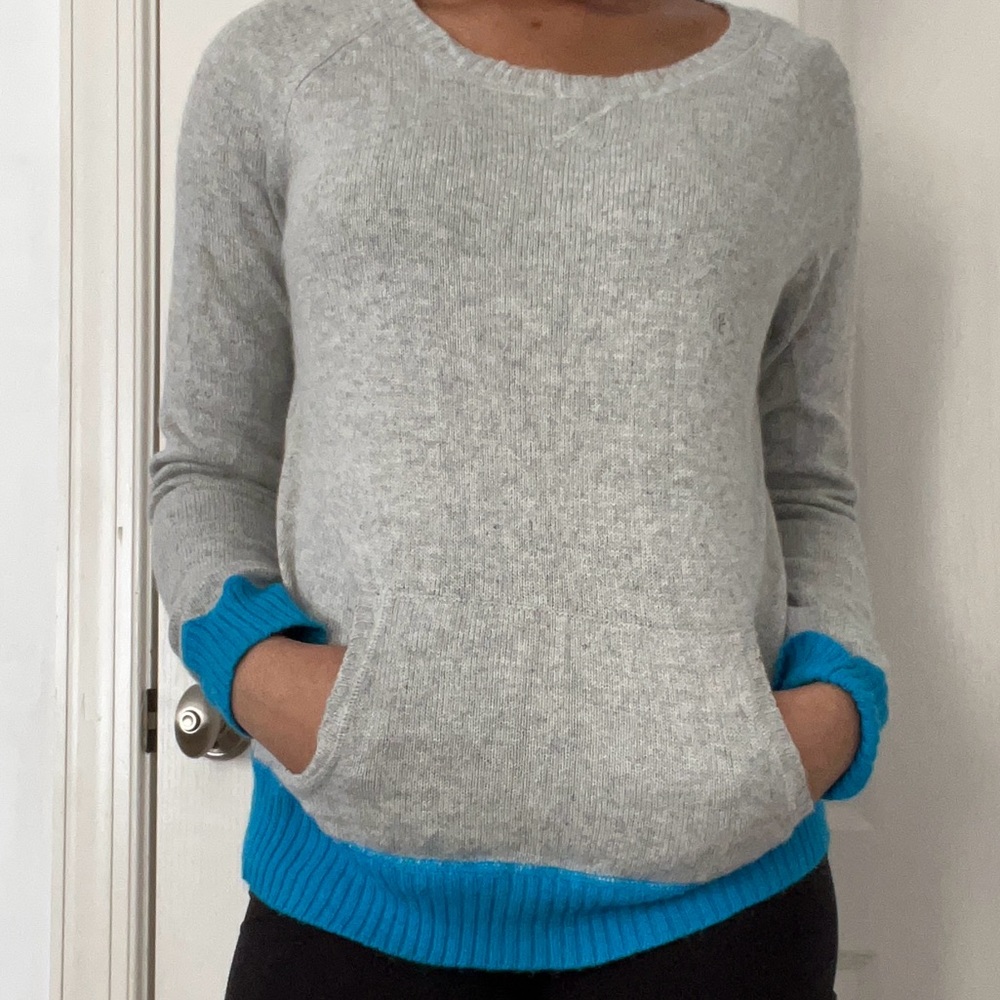 Aeropostale vintage blue and grey sweater